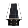 Extra fényerejű LED szolár utcai lámpa, távirányítóval, mozgásérzékelővel, 600W, 18 paneles