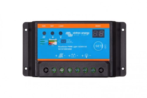 Victron Energy BlueSolar PWM-Light 48V-30A 48V 30A napelemes töltésvezérlő