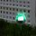 LED-es szolár lámpa - béka - hidegfehér fénnyel - zöld színben