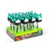 LED-es szolár lámpa - béka - hidegfehér fénnyel - zöld színben