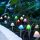 LED-es szolár lámpa - 12 db mini gomba - színes - 28,5 cm x 4 cm