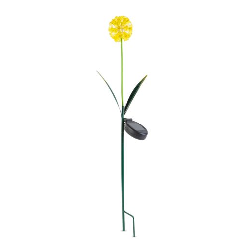 Leszúrható szolár virág - hortenzia - 2 féle - 25 melegfehér LED