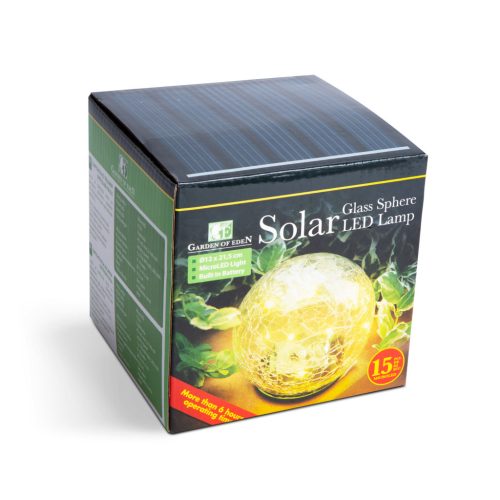 Leszúrható szolár üveggömb (12 cm)