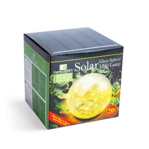 Leszúrható szolár üveggömb  (15 cm)