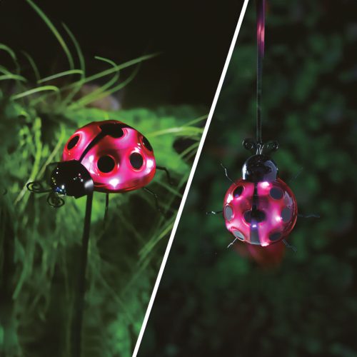 Felakasztható, leszúrható nagy méretű katica