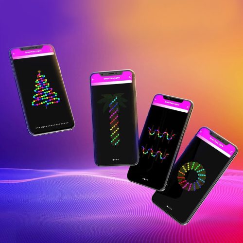 Smart fényfüzér 5m-50 RGB LED