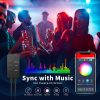 Smart fényfüzér 5m-50 RGB LED