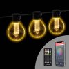 Smart fényfüzér 25 db melegfehér LED - 15 m