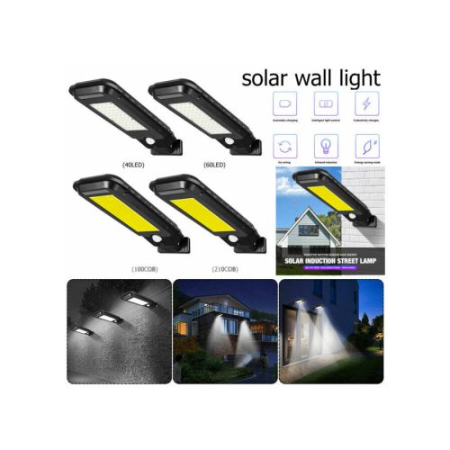 Napelemes Lámpa Mozgásérzékelővel 210 Ledes