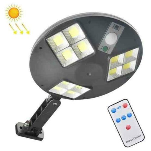 Kör Napelemes Utcai LED Lámpa Mozgásérzékelős, távirányítóval