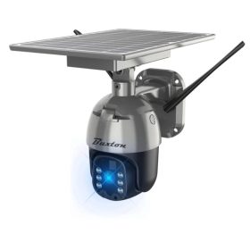 4G Sim kártyás vezeték nélküli napelemes IP kamera 5MP