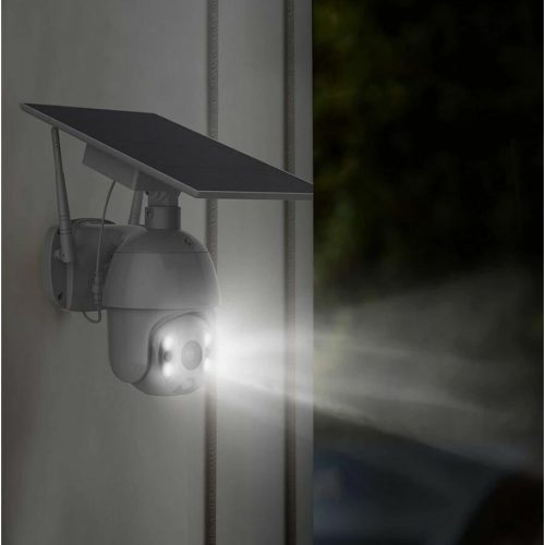 4G Sim kártyás vezeték nélküli napelemes IP kamera 5MP