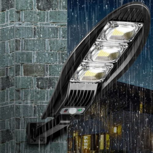 Napelemes Lámpa Alkonyat és Mozgásérzékelővel, Távirányítóval 60W-126LED
