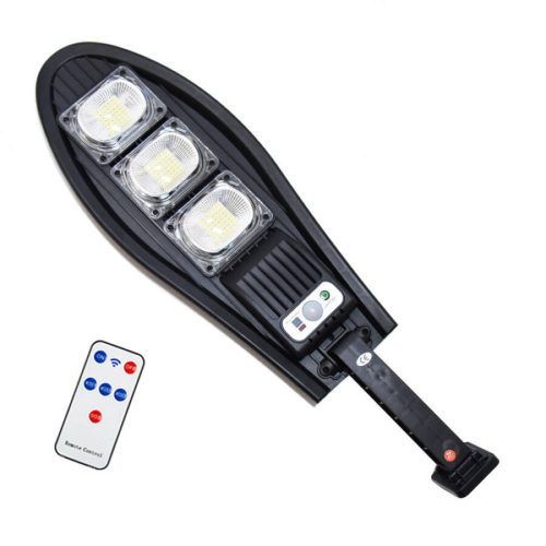 Napelemes Lámpa Alkonyat és Mozgásérzékelővel, Távirányítóval 60W-126LED