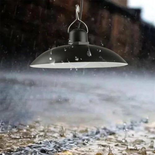 Retro függeszthető napelemes 2db LED lámpa távirányítóval, szolár panellel 