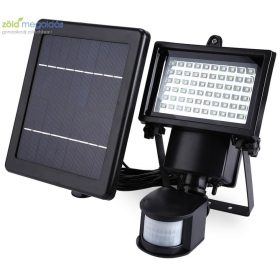   60 LED-es Mozgásérzékelős napelemes reflektor különálló panellel