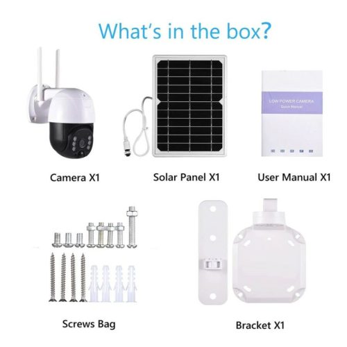 Q2 Napelemes Kültéri Biztonsági IP Kamera 3 MP