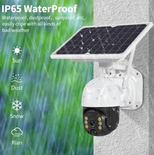 Q2 Napelemes Kültéri Biztonsági IP Kamera 3 MP