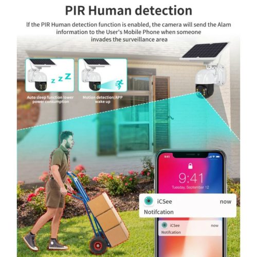 Q2 Napelemes Kültéri Biztonsági IP Kamera 3 MP