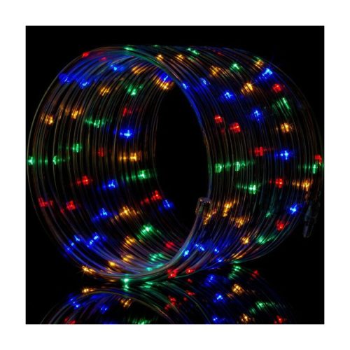 Napelemes Színes Kerti Fényfüzér 35 m