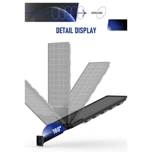 W789B-4 LED-es Napelemes Mozgásérzékelős Lámpa