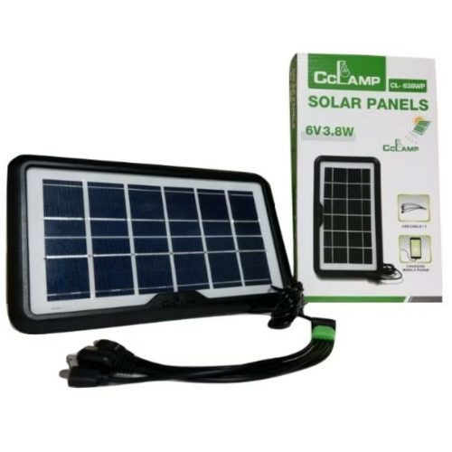 Univerzális Napelemes Töltő Panel 6V 8W