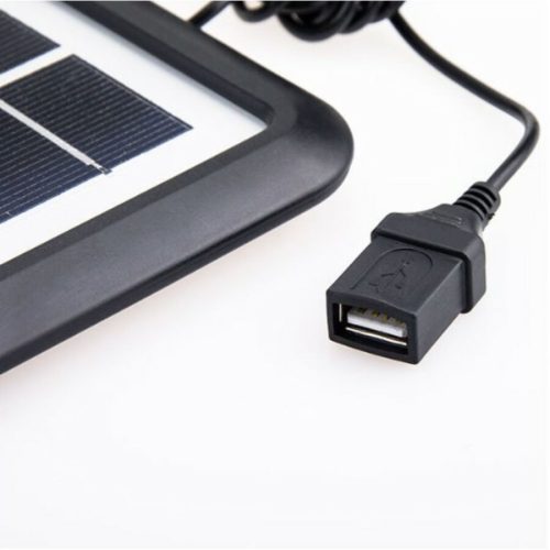 Univerzális Napelemes Töltő Panel 6V 8W