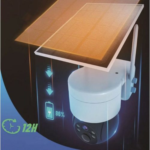 ICSee Napelemes Wifi Smart Okos Kamera 2MP Full HD