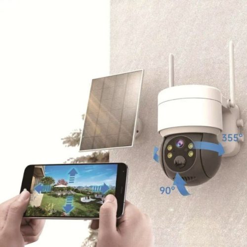 ICSee Napelemes Wifi Smart Okos Kamera 2MP Full HD