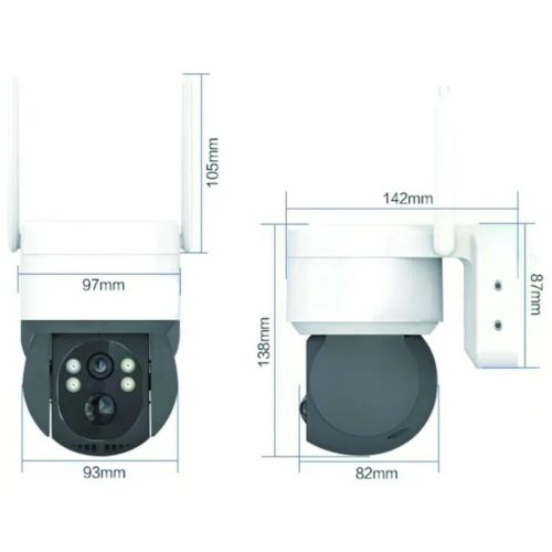 ICSee Napelemes Wifi Smart Okos Kamera 2MP Full HD