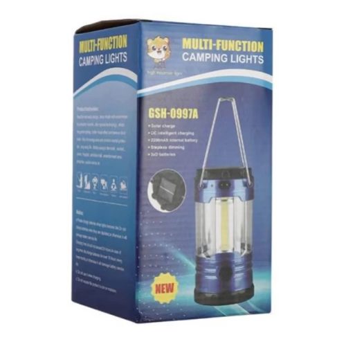 Multifunkcionális kemping lámpa 