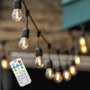 Kültéri napelemes LED-es meleg fehér égősor 