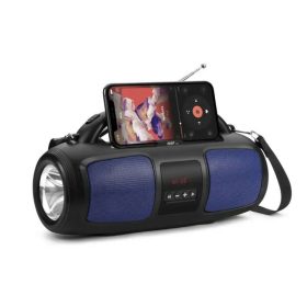   Hordozható Rádiós Napelemes Bluetooth Hangszóró Lámpával HF-F36