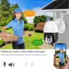 Napelemes Wifis 2 MP kamera V380-as Telefon Alkalmazással