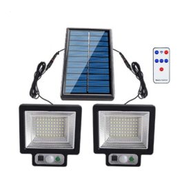   Mozgásérzékelő Napelemes Dupla Reflektor 3 Világításmóddal