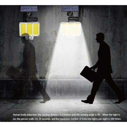 Állítható Napelemes Lámpa Mozgásérzékelővel