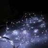 Kültéri Napelemes Micro LED-es Karácsonyi Égősor Távirányítóval 50M Hidegfehér