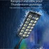 Mozgásérzékelő Utcai Napelemes LED Lámpa 210W