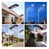 Napelemes Utcai LED Lámpa, Mozgásérzékelővel, Távirányítóval 540W