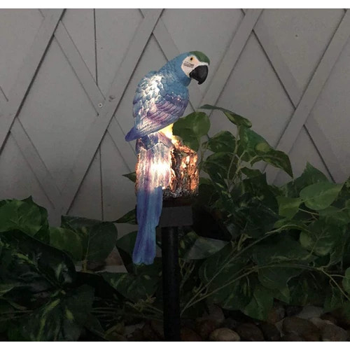 Napelemes Leszúrható papagáj - Kék színben