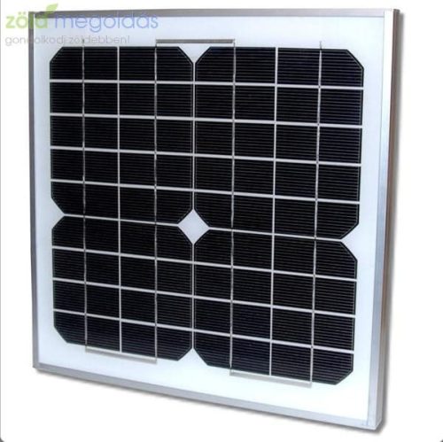 10W polikristályos napelem panel