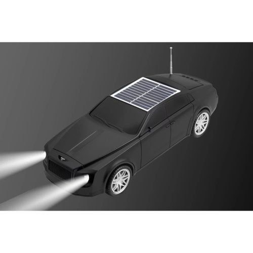 Bluetooth Autómodell Hangszóró Napelemes Töltéssel FM Rádióval Zseblámpával