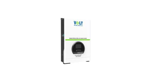 Volt Polska SINUS PRO ULTRA-HV Napelem inverter Szigetüzemű MPPT Napelem töltő 6000 24/230V (3000/6000W) + 80A MPPT (450V) Tiszta színuszhullám