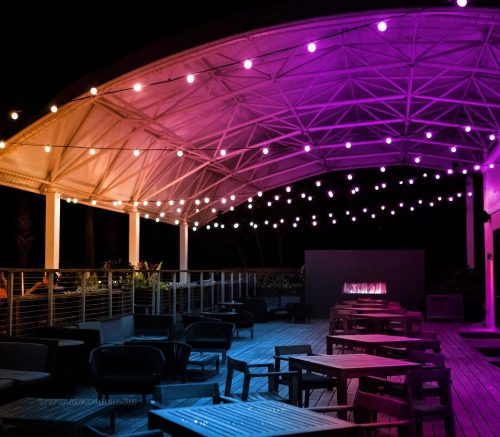 Smart fényfüzér, 30 db villanykörte izzó, 14,37 m