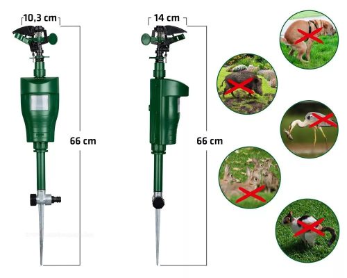 Vízsugaras mozgásérzékelős kisállatriasztó Gardigo