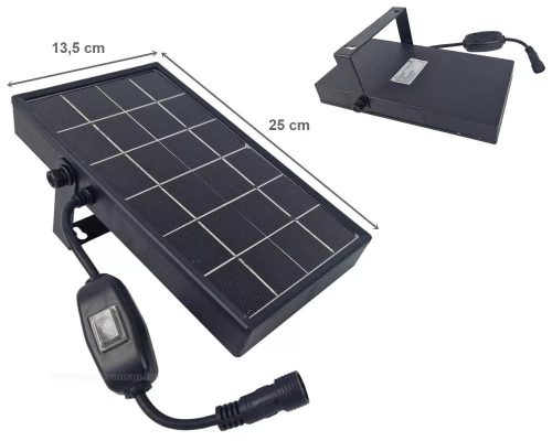 Napelemes fényfüzér Kültéri LED fényfüzér 7,6m