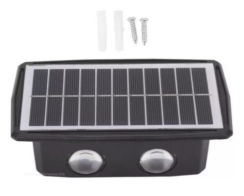 Napelemes fal megvilágító lámpa