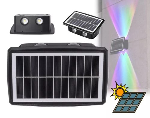 Napelemes fal megvilágító lámpa