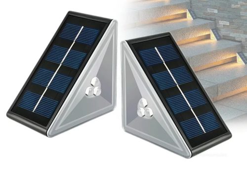 Napelemes lépcső világítás (2db)