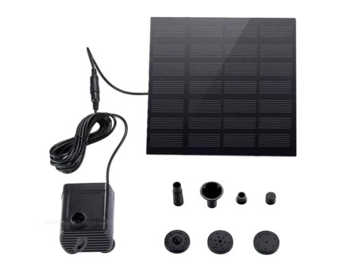 Napelemes kerti tó szökőkút